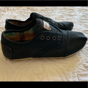 TWO Toms shoes size 7.5. Great condition!